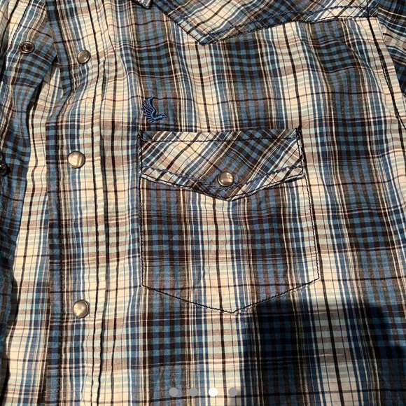mens western button down shirt - Picture 3 of 4